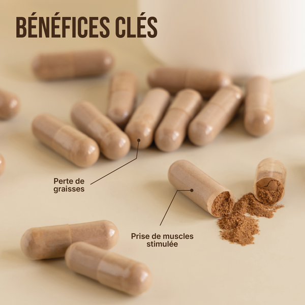 Yam Nutrition Naturabolic Hypertrophie 180 Gélules