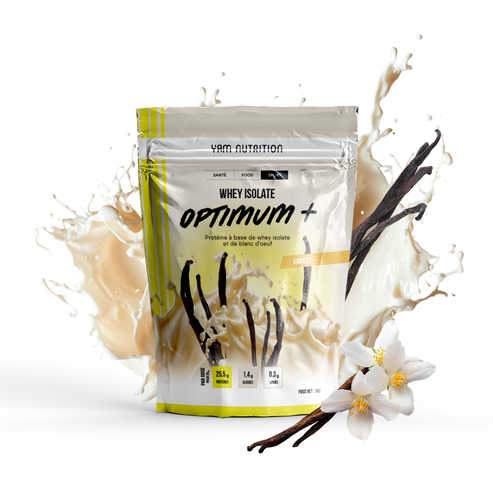 Yam Nutrition Whey Isolate Optimum+ ( Vanille 1kg )