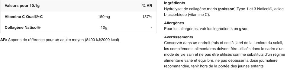 Novoma Collagène Marin Saveur Neutre ( 290g en Poudre )